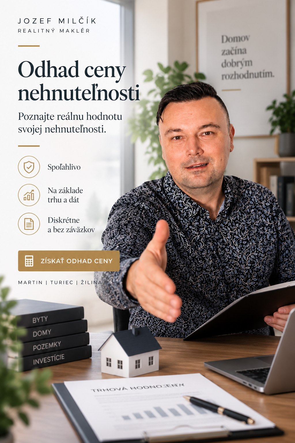 Odhad ceny Netnutelnosti v Martine, Turci a v Žiline